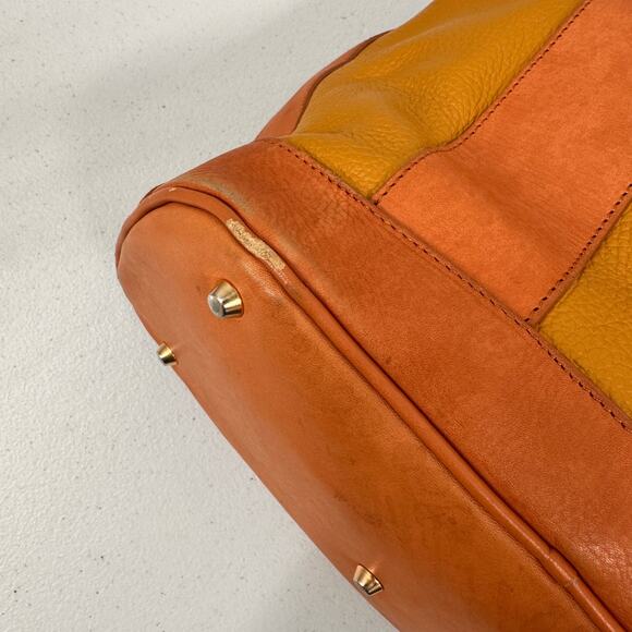 Valentina Leather Drawstring Bucket Bag Purse - Picture 7 of 9